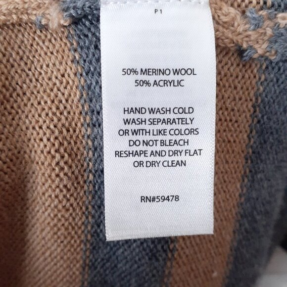 Cynthia Rowley Merino Wool Knit Cardigan M Open Front 173 - Picture 5 of 5